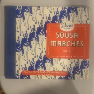 Decca Band, 78 rpm Album(4), V+, Sousa Marches Vol. 2, Decca A-320 - Image 1 of 4