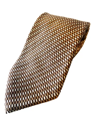 Corbata Daniel Milano 1956 diseño jacquard seda hecha en Italia 60 x 3,75 Foto 1 de 4