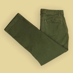 Taylor Stitch oliv Baumwollmischung vorne flach demokratisch All Day Hose Chinohose 36 - Bild 1 von 8