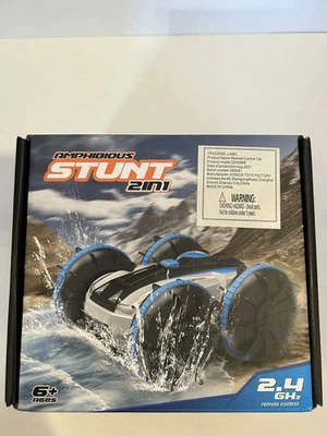 RC Stunt Car Remote Control 2 In 1 Double Sided Amphibious toy - Image 1 of 4