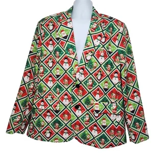 Giacca Blazer Uomo You Look Ugly Today Natale Festività Babbo Natale Brutto L - Foto 1 di 10