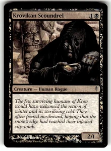 FOIL MTG Krovikan Scoundrel Coldsnap Regular - Picture 1 of 2