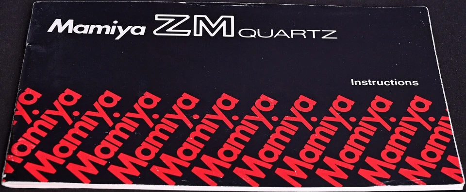 Original Mamiya ZM Quartz User Manual - Excellent - Image 1 of 3