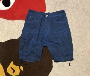 G-Star Vintage Cargo Shorts in Navy Blue size 30 See Description - Picture 1 of 2
