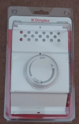 Dimplex Double Pole Built-In Baseboard Thermostat - #DBTF2W - Image 1 of 2