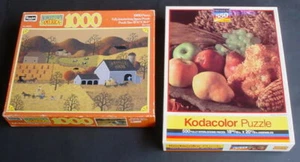 HARVEST Hometown Puzzle 1000 Piece Rose Art Kodak FRUITS OF AUTUMN NEW 1990s - Picture 1 of 16