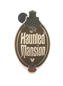 Disney Pin 2019 Hidden Mickey Attraction Signs - Haunted Mansion [136799] - Bild 1 von 3