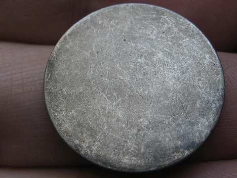 1838-1865 Silver Seated Liberty Quarter- Lowball, Extremely Worn, Pocket Piece? Cover