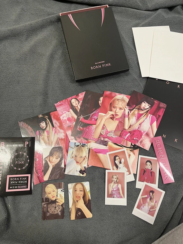 Blackpink Born Pink Album Box Set Limited Edition Pink Version - Bild 1 von 4