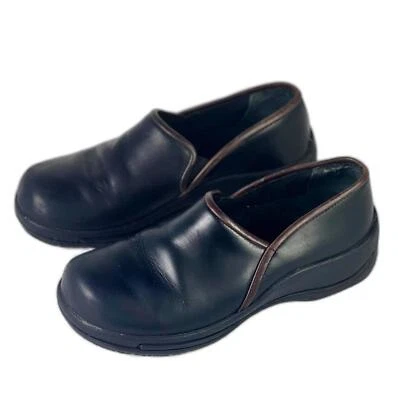Scarpe comode zoccoli slip-on in pelle nera Dansko taglia 39 - Immagine 1 di 4