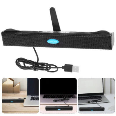 TV-Soundbar Stereo Lautsprecher Speaker PC Computer Tablet Laptop USB Mini - Bild 1 von 4