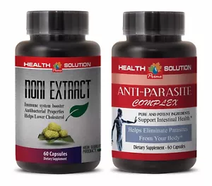 Weight loss natural supplements - NONI – ANTI PARASITE COMBO - papaya digestive - Picture 1 of 12