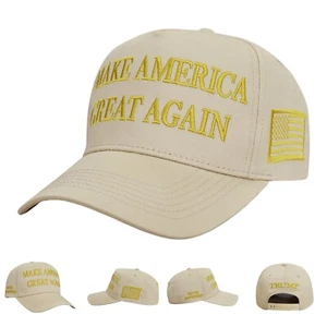 Berretto da baseball Trump 2024 Make America Great Again Style cappello campagna regolabile - Foto 1 di 7