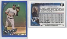 2010 Topps Chrome Blue Refractor /199 Vernon Wells #51