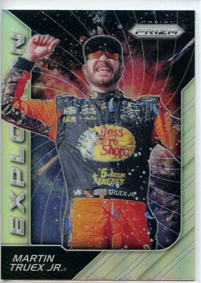 2018 Panini Prizm Racing NASCAR Explosion HOLO SILVER #90 Martin Truex Jr - Image 1 of 2