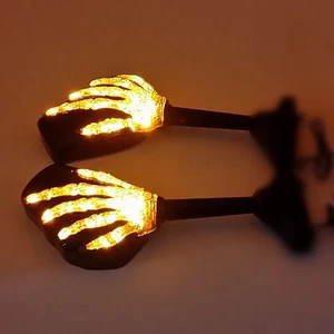 Skull Racing LED Turn Signal Mirror For Honda CBR1000RR CBR 1000RR 2004-2007 05 - Picture 1 of 10