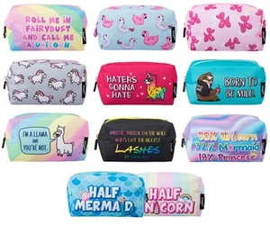 Large Square Make Up Bag Cosmetics Pouch Travel Toiletry Bag Organiser Gift Girl - Picture 1 of 91