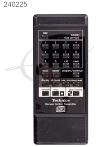 Original Technics Fernbedienung Sender Multi CD Player EUR64559 sehr guter Zustand funktioniert - Bild 1 von 5