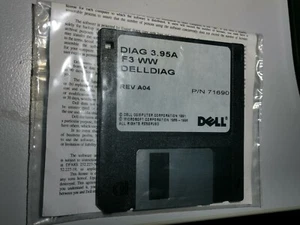 Dell Diagnostics Version DIAG 3.95A F3 WW DELLDIAG Floppy 3.5”P/N 71690 - Picture 1 of 12