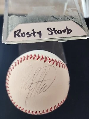 Rusty Staub Signed Autographed Official ML Baseball TRISTAR - NY Mets Astros - Image 1 of 3