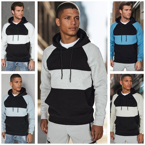 SACAI Felpa con cappuccio uomo pullover felpa con cappuccio a righe DSTREET M 2XL