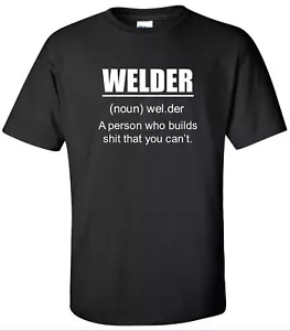 Welder T-Shirt I fix S**T Welding Welding Gift Gifts Tees Humor Funny Tee Shirt - Picture 1 of 3