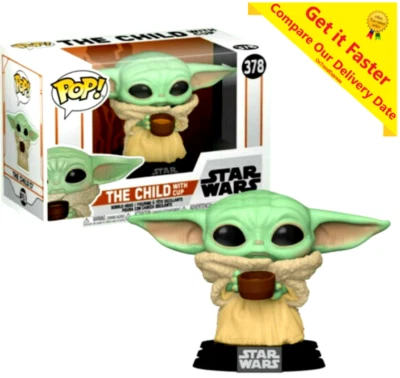Star Wars: The Mandalorian The Child with Cup Pop! Vinyl Figure #378 - image 1 of 4