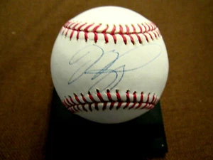 MIKE PIAZZA NEW YORK MET'S DODGERS HOF CATCHER SIGNED AUTO OML BASEBALL PSA/DNA - Picture 1 of 3
