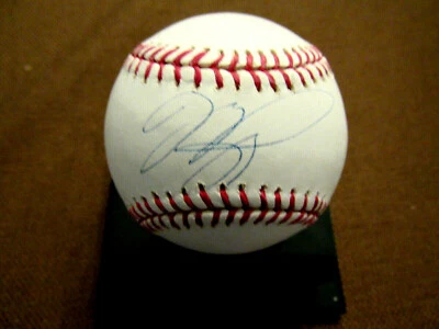 MIKE PIAZZA NEW YORK MET'S DODGERS HOF CATCHER SIGNED AUTO OML BASEBALL PSA/DNA - Image 1 of 3