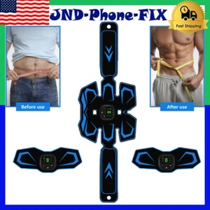 EMS Abdominal Trainer Slim Muscle Stimulator Toner Toning Belt Fitness Wireless - Picture 1 of 18