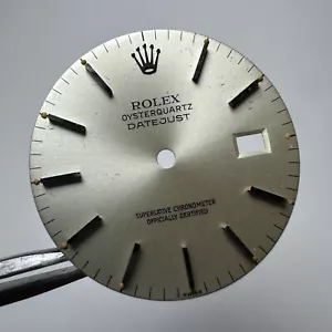 Rolex Oysterquartz Silver used dial vintage 17000 17014 - Imagen 1 de 3
