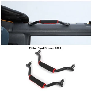 2X Rear Top Roll Bar Grab Handles Grip For Ford Bronco 21+ Interior Accessories - Picture 1 of 10