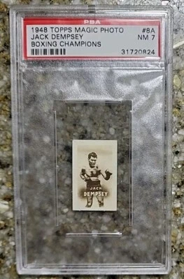 JACK DEMPSEY 1948 Topps Magic Photo PSA NM 7 FINEST!! SCARCE In Near Mint!! - Image 1 of 2