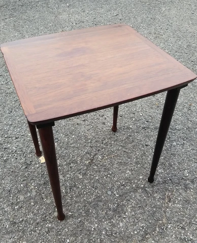 VINTAGE Mobel intarsia denmark danish Nesting Table Cover