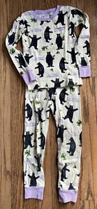 Little Blue House Sz 4 Pajamas Grizzly Bears Wyoming Boy’s / Girl’s Yellowstone - Picture 1 of 5
