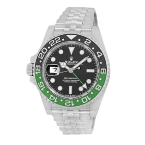 ROLEX Steel 40mm LEFT Handed GMT Master II SPRITE 126720VTNR NEW Warranty 2024 - Picture 1 of 6