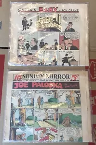 Antique WWII Sunday Comic Section SUNDAY JAN 10th 1943 SUPERMAN ~ CAPTAIN EASY - Picture 1 of 9