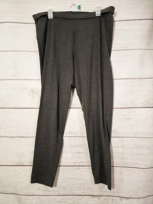 Fashion Bug Plus-size Dark Gray Knit Leggings Plus-size 22-24  - Image 1 of 4