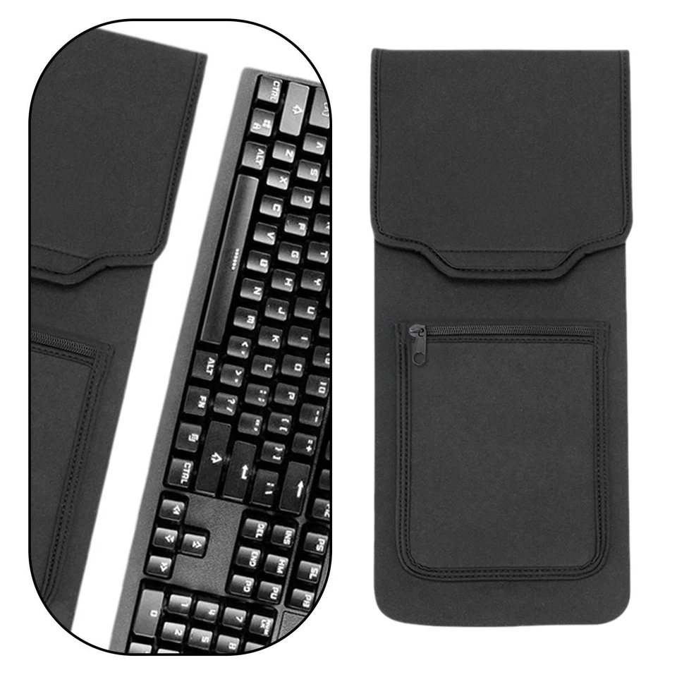 Keyboard Mouse Sleeve Travel Case Dustproof Shockproof Mouse Storage Pouch - Image 1 of 4