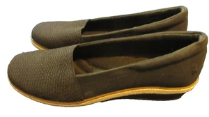 WOMEN'S GRASSHOPPERS ORTHOLITE SLIP ON SHOES BLACK 8W VGUC - Picture 1 of 5