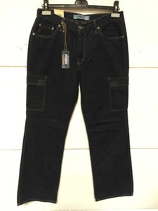 Mavi Ladies Jeans Jana Slim Flare Cargo Pants Dark Blue W33 L34 - Picture 1 of 4