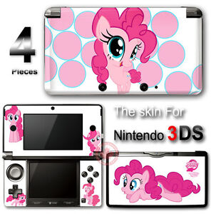 My Little Pony Pinkie Pie Pink SKIN VINYL STICKER DECAL COVER for Nintendo 3DS