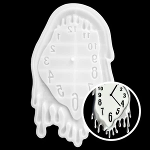 Melting CLOCK Silicone Mold AU - Bild 1 von 12
