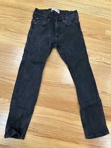 Abercrombie & Fitch Kids Black Jeans Size 9/10 Girls Youth Skinny Black Denim - Picture 1 of 10