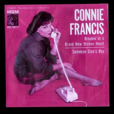 CONNIE FRANCIS   SOMEONE ELSE'S BOY /BREAKIN' IN A BRAND    Popcorn - Photo 1/4