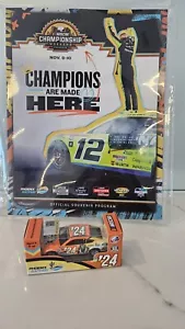 Official Nascar Souvenir Program And Diecast Car Phoenix Raceway November 2024 - Picture 1 of 5