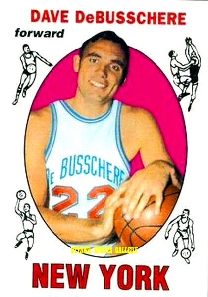 1996-97 TOPPS STARS REPRINTS DAVE DEBUSSCHERE NEW YORK KNICKS #13 (4V20)