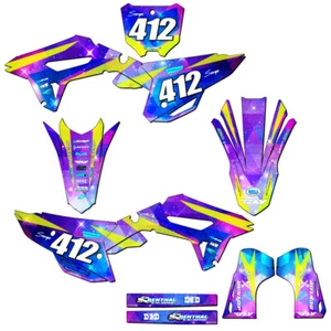 2023-2024 CRF 450 R-S SPACE KADET Galaxy Senge Graphics Compatible with Honda - Picture 1 of 10