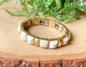 Stella Dot stretch Bangle bracelet - Picture 1 of 3