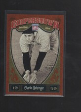 CHARLIE GEHRINGER 2013 PANINI COOPERSTOWN ORANGE CRYSTAL CARD #46    /325